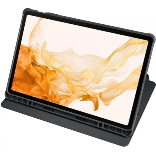 Samsung Galaxy Tab S9 Plus (+) Tablet Kılıfı Termik Kalem Bölmeli Dönebilen Standlı Kapak - Yeşil