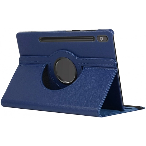 Samsung Galaxy Tab S9 Tablet Kılıfı 360 Derece Dönebilen Standlı Kapak - Mürdüm