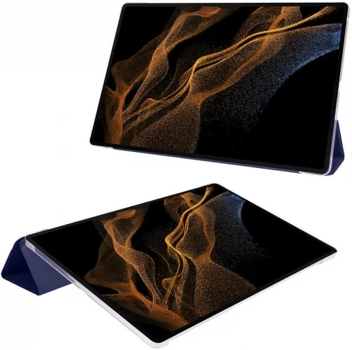 Samsung Galaxy Tab S9 Tablet Kılıfı Flip Smart Standlı Akıllı Kapak Smart Cover - Lacivert
