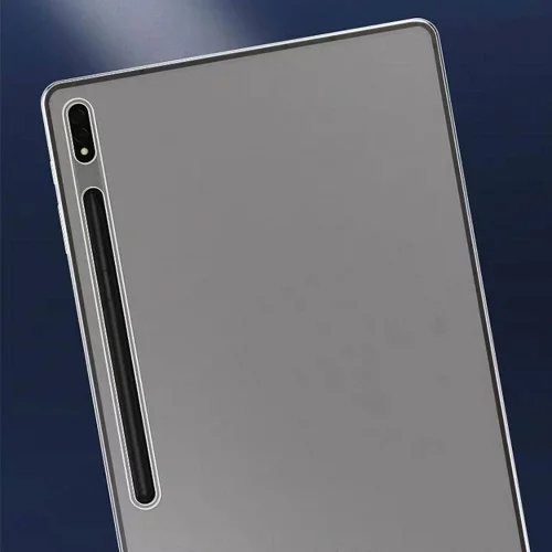Samsung Galaxy Tab S9 Ultra (14.6) Kılıf Şeffaf Kenarları Airbag Anti-Shock Kapak - Şeffaf