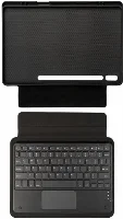 Samsung Galaxy Tab S9 Ultra (14.6) Klavyeli Kılıf Zore Border Keyboard Bluetooh Bağlantılı Standlı Tablet Kılıfı - Siyah