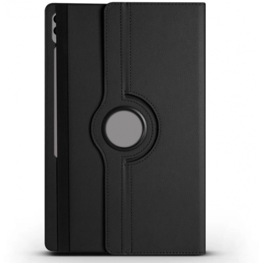Samsung Galaxy Tab S9 Ultra (14.6) Tablet Kılıfı 360 Derece Dönebilen Standlı Kapak - Siyah