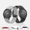Samsung Galaxy Watch 5 40mm Silikon Kordon Zore KRD-84 Soft Pürüzsüz Metal Toka - Beyaz