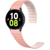 Samsung Galaxy Watch 6 40mm Kordon Çizgili Desenli Silikon KRD-111 Kordon - Pembe