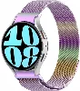Samsung Galaxy Watch 6 40mm Metal Kordon Tel Örgü İşlemeli Mıknatıslı KRD-01  - Colorful