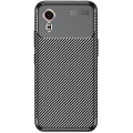 Samsung Galaxy XCover 7 Kılıf Silikon Parmak İzi Bırakmayan Karbon Soft Negro Kapak - Siyah