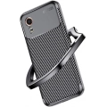 Samsung Galaxy XCover 7 Kılıf Silikon Parmak İzi Bırakmayan Karbon Soft Negro Kapak - Siyah