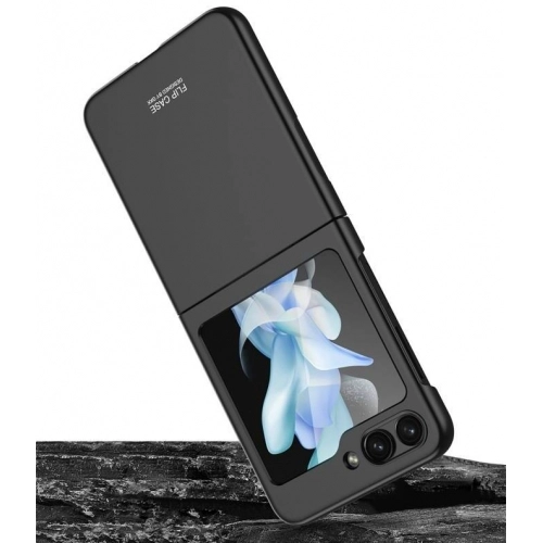 Samsung Galaxy Z Flip 5 Kılıf Sert Kıpta Mat İnce Kapak - Mor