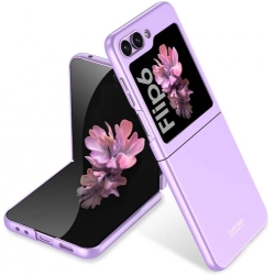 Samsung Galaxy Z Flip 6 Kılıf Sert Kıpta Mat İnce Kapak - Mor