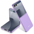 Samsung Galaxy Z Flip 7 Kılıf Sert Kıpta Mat İnce Kapak - Mor