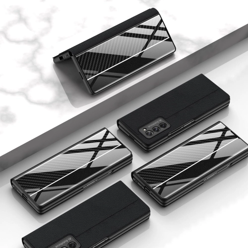 Samsung Galaxy Z Fold 2 Kılıf Standlı Drago Kapak - Siyah