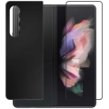 Samsung Galaxy Z Fold 3 Ekran Koruyucu 3D Vov Curve Glass Eğimli Kırılmaz Cam - Siyah
