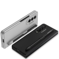 Samsung Galaxy Z Fold 3 Kılıf Kalemlikli Parmak İzi Bırakmaz ES-Pen Kapak - Siyah