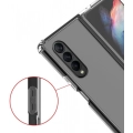 Samsung Galaxy Z Fold 4 Kılıf Köşe Korumalı Airbag Şeffaf Silikon Anti-Shock