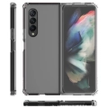 Samsung Galaxy Z Fold 4 Kılıf Köşe Korumalı Airbag Şeffaf Silikon Anti-Shock