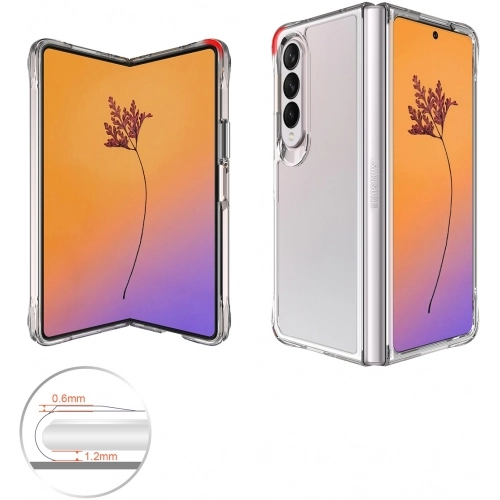 Samsung Galaxy Z Fold 4 Kılıf Şeffaf Kaliteli Lux Vonn Kapak