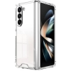 Samsung Galaxy Z Fold 5 Kılıf Köşe Korumalı Airbag Şeffaf Silikon Anti-Shock - Şeffaf