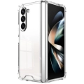 Samsung Galaxy Z Fold 5 Kılıf Köşe Korumalı Airbag Şeffaf Silikon Anti-Shock - Şeffaf