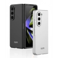 Samsung Galaxy Z Fold 5 Kılıf Sert Kıpta Mat İnce Kapak - Gümüş