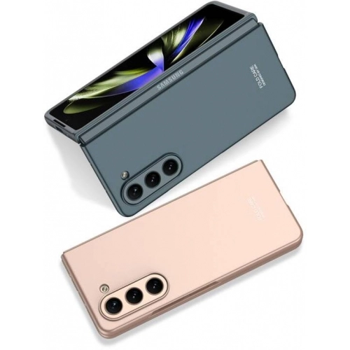 Samsung Galaxy Z Fold 5 Kılıf Sert Kıpta Mat İnce Kapak - Kırmızı