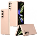 Samsung Galaxy Z Fold 5 Kılıf Sert Kıpta Mat İnce Kapak - Rose Gold