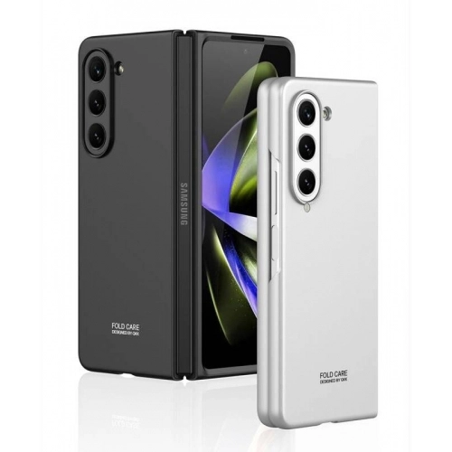 Samsung Galaxy Z Fold 5 Kılıf Sert Kıpta Mat İnce Kapak - Rose Gold