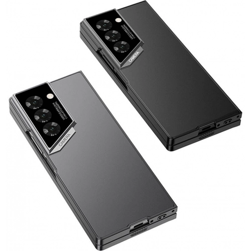 Samsung Galaxy Z Fold 6 Kılıf Ultra İnce Kamera Korumalı Sert Rubber 3. Gen Procase Kapak - Siyah