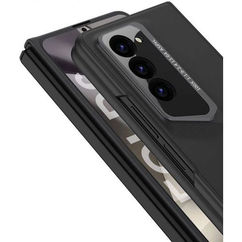 Samsung Galaxy Z Fold 6 Kılıf Ultra İnce Kamera Korumalı Sert Rubber Procase Kapak - Gri