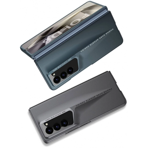 Samsung Galaxy Z Fold 6 Kılıf Ultra İnce Kamera Korumalı Sert Rubber Procase Kapak - Siyah