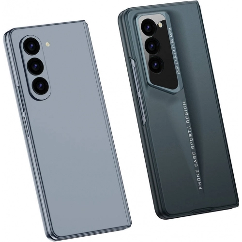 Samsung Galaxy Z Fold 6 Kılıf Ultra İnce Kamera Korumalı Sert Rubber Procase Kapak - Titanyum-Gri