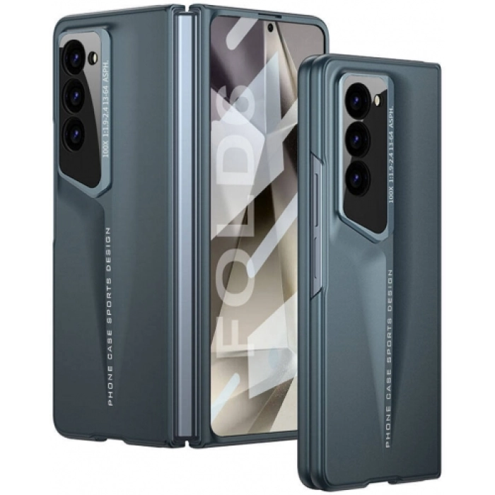 Samsung Galaxy Z Fold 6 Kılıf Ultra İnce Kamera Korumalı Sert Rubber Procase Kapak - Yeşil