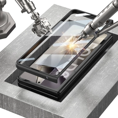 Samsung Galaxy Z Fold 6 Kılıf Ultra İnce Kamera Korumalı Sert Rubber Procase Kapak - Yeşil