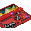 Samsung Galaxy Z Fold 6 Zırhlı Standlı Mıknatıslı Katlanabilir Tank Kapak - Kırmızı