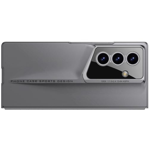 Samsung Galaxy Z Fold 7 Kılıf Ultra İnce Kameralı Korumalı Sert Rubber Procase Kapak - Gri