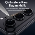 Samsung Galaxy Z Fold 7 Lens Kamera Koruyucu Parmak İzi Bırakmaz CL-07 - Siyah