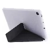 Samsung Tab A S6 Lite (P610) Tablet Kılıfı Standlı Tri Folding Kalemlikli Silikon Smart Cover - Siyah