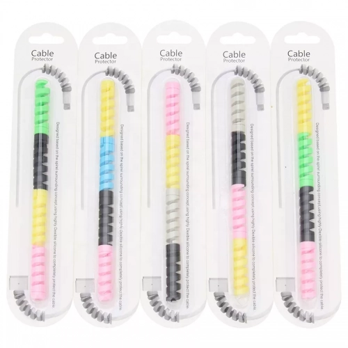 Spiral Kablo Koruyucu 4lü Silikon Set