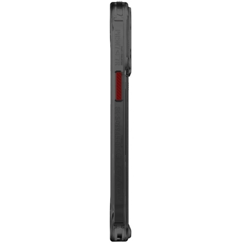 SkinArma Apple iPhone 15 Pro (6.1) Kılıf Magsafe Şarj Özellikli Sticker Yapıştırmalı Drift Kapak - Siyah