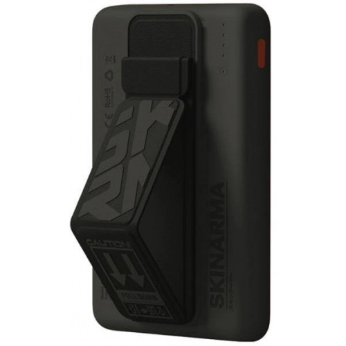 SkinArma Spunk Taşınabilir Wireless Şarj ve PD Hızlı Şarj Özellikli Powerbank 15W 5000mAh - Mavi