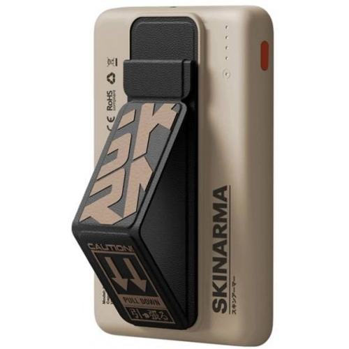 SkinArma Spunk Taşınabilir Wireless Şarj ve PD Hızlı Şarj Özellikli Powerbank 15W 5000mAh - Mavi