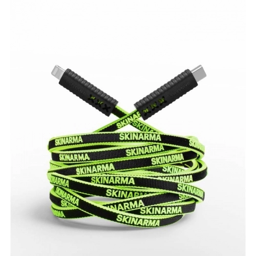 SkinArma Type-C to MFI Lightning Tenso Data ve Şarj Kablosu 3.0A 1.2 Metre - Beyaz