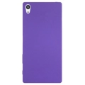 Sony Xperia X Kılıf İnce Soft Mat Renkli Esnek Silikon Kapak - Mor