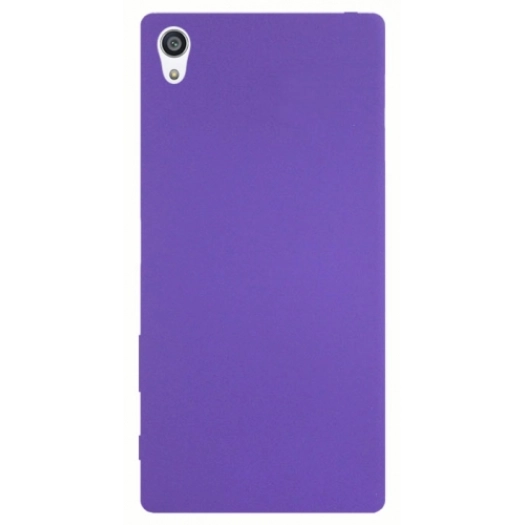 Sony Xperia X Kılıf İnce Soft Mat Renkli Esnek Silikon Kapak - Mor