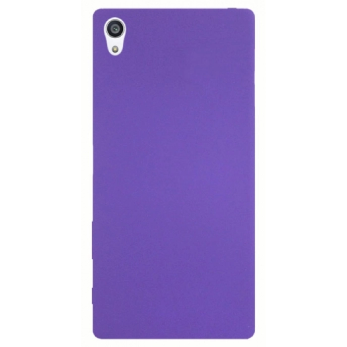 Sony Xperia X Kılıf İnce Soft Mat Renkli Esnek Silikon Kapak - Mor