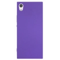 Sony Xperia XA1 Kılıf İnce Soft Mat Renkli Esnek Silikon Kapak - Mor