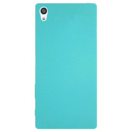 Sony Xperia Z5 Premium Kılıf İnce Soft Mat Renkli Esnek Silikon Kapak - Yeşil