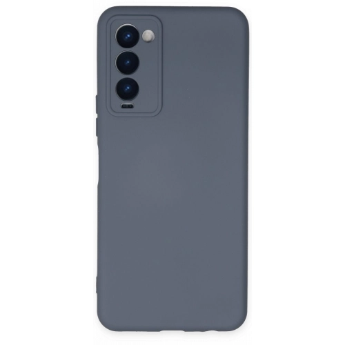 Tecno Camon 18 Kılıf İçi Kadife Mat Mara Lansman Silikon Kapak - Gri