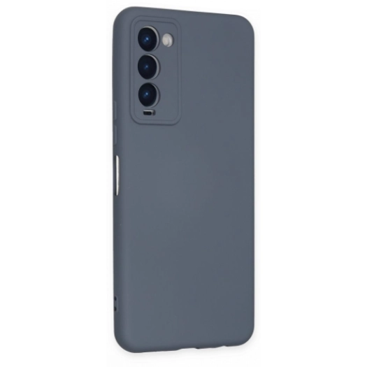 Tecno Camon 18 Kılıf İçi Kadife Mat Mara Lansman Silikon Kapak  - Gri