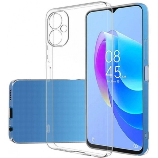 Tecno Camon 19 Neo Kılıf Kamera Korumalı Esnek Silikon Kapak - Şeffaf