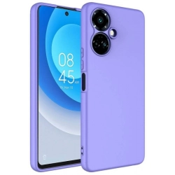 Tecno Camon 19 Pro Kılıf İçi Kadife Mat Yüzey Mara Lansman Kapak  - Lila